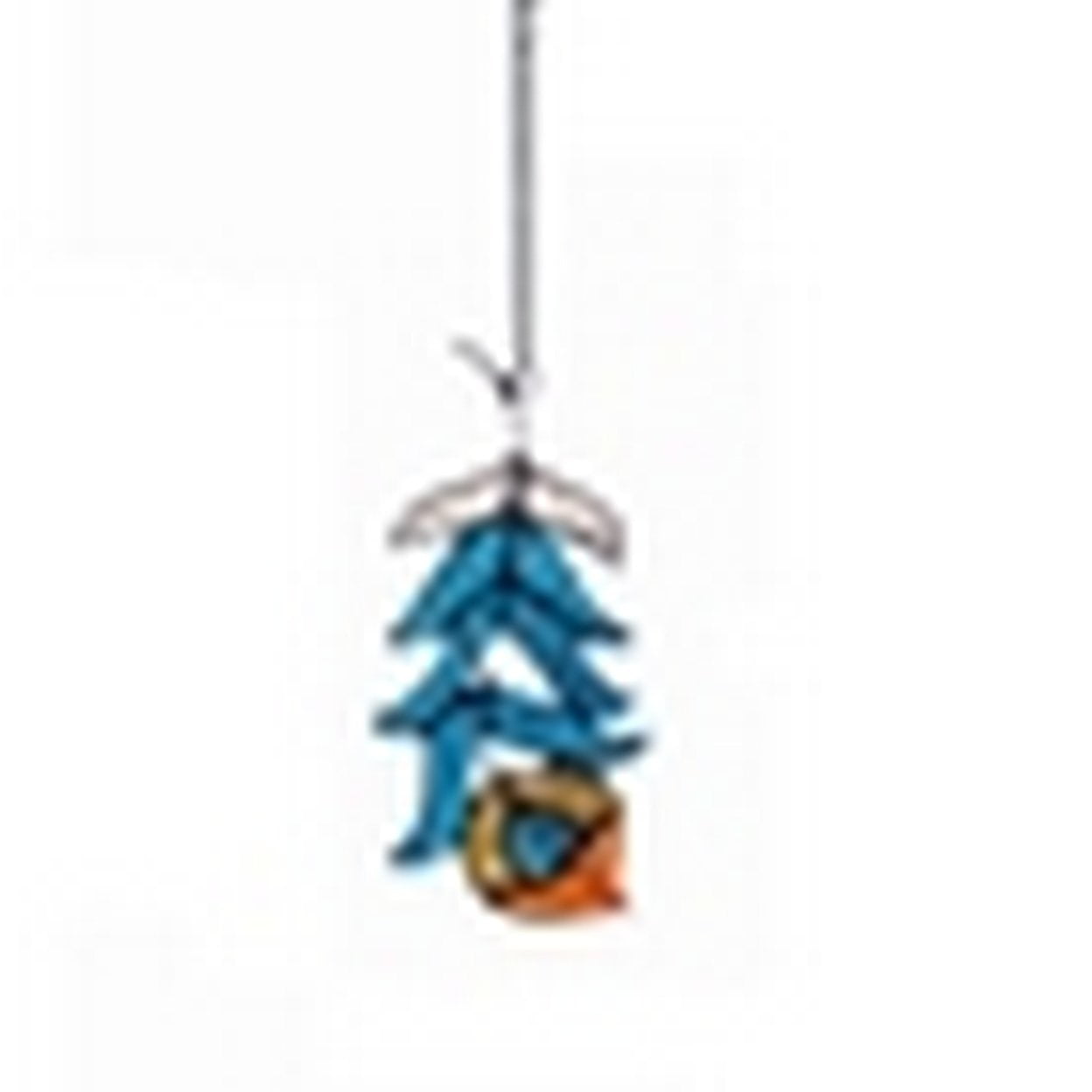 CHLOE Lighting FEATHER Tiffany-Style Stained Glass Window Panel 7" Tall