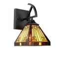 thumbnail image 1 of CHLOE Lighting INNES Mission-Style 1-Light Blackish Bronze Finish Wall Sconce 6" Shade, 1 of 8