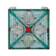 thumbnail image 1 of CHLOE Lighting INNES Mission Tiffany-style Stained Glass Window Panel 26" Tall, 1 of 5