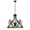 thumbnail image 1 of CHLOE Lighting Victorian-Style 5-Light Antique Dark Bronze Finish Large Chandelier 25" Wide, 1 of 8