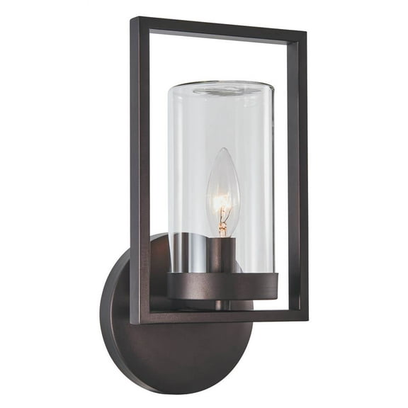 CHLOE Lighting MATTHEW Transitional 1 Light Rubbed Bronze Outdoor/Indoor Wall Sconce 13" Tall