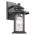 thumbnail image 1 of CHLOE Lighting OWEN Transitional 1 Light Textured Black Outdoor Wall Sconce 12" Tall, 1 of 5