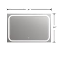 thumbnail image 1 of CHLOE Lighting SPECULO Back Lit LED Mirror 6000K Daylight White 36" Wide, 1 of 4
