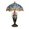 thumbnail image 1 of CHLOE Lighting SUNNIVA Dragonfly-Style Dark Bronze 3 Light Double Lit Table Lamp 16" Wide, 1 of 4