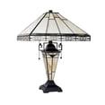 thumbnail image 1 of CHLOE Lighting Mission-Style 3-Light Blackish Bronze Finish Double Lit Table Lamp 16" Shade, 1 of 8