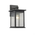 thumbnail image 1 of CHLOE Lighting TRISTAN Transitional 1 Light Black Outdoor Wall Sconce 14" Height, 1 of 2
