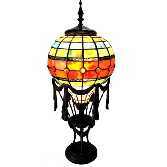 CHLOE Lighting ROZIER Tiffany-style 1 Light Table Lamp 11" Shade
