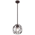 thumbnail image 1 of CHLOE Rylee 1 Light Oil Rubbed Bronze Mini Pendant Ceiling Fixture 10" Wide, 1 of 10