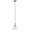 thumbnail image 1 of CHLOE Zoe Transitional 1 Light Brushed Nickel Ceiling Mini Pendant 8" Wide, 1 of 3