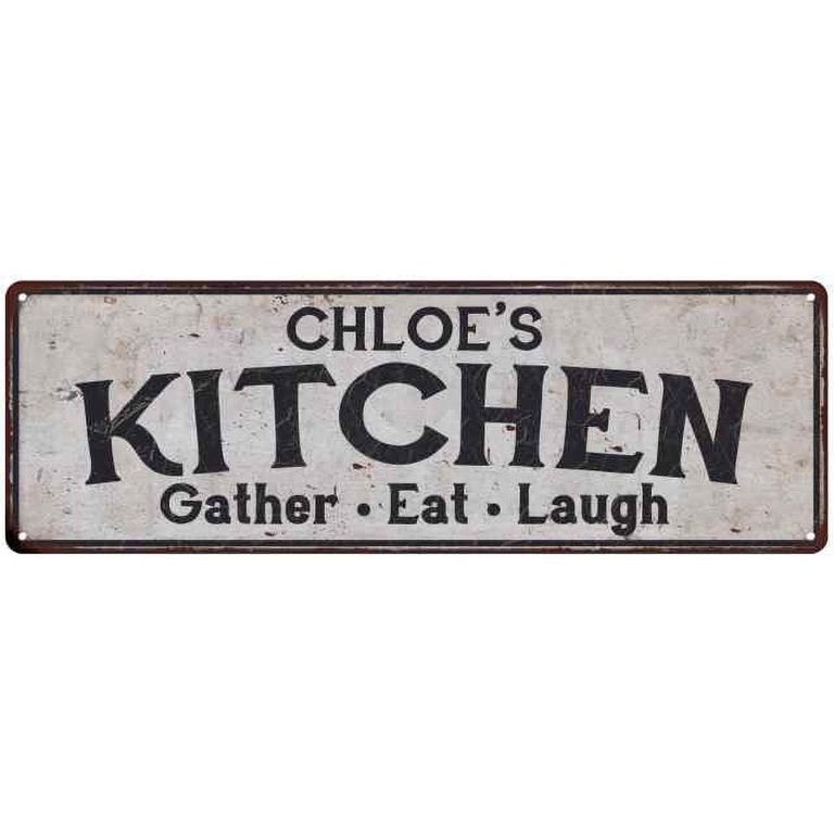 CHLOE's Kitchen Gift Rustic Chic Decor Gift 6x18 Sign 206180051122