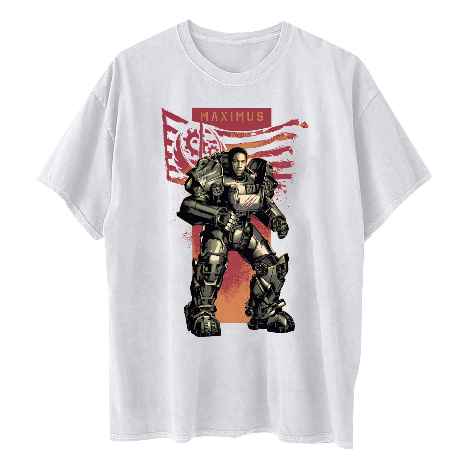 CHMORA Fallout Shirt, Fallout Series Round Neck Short Sleeve Trendy ...