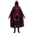 CHMORA Superhero Scarlet Witch Jumpsuit Set, Halloween Scarlet Witch