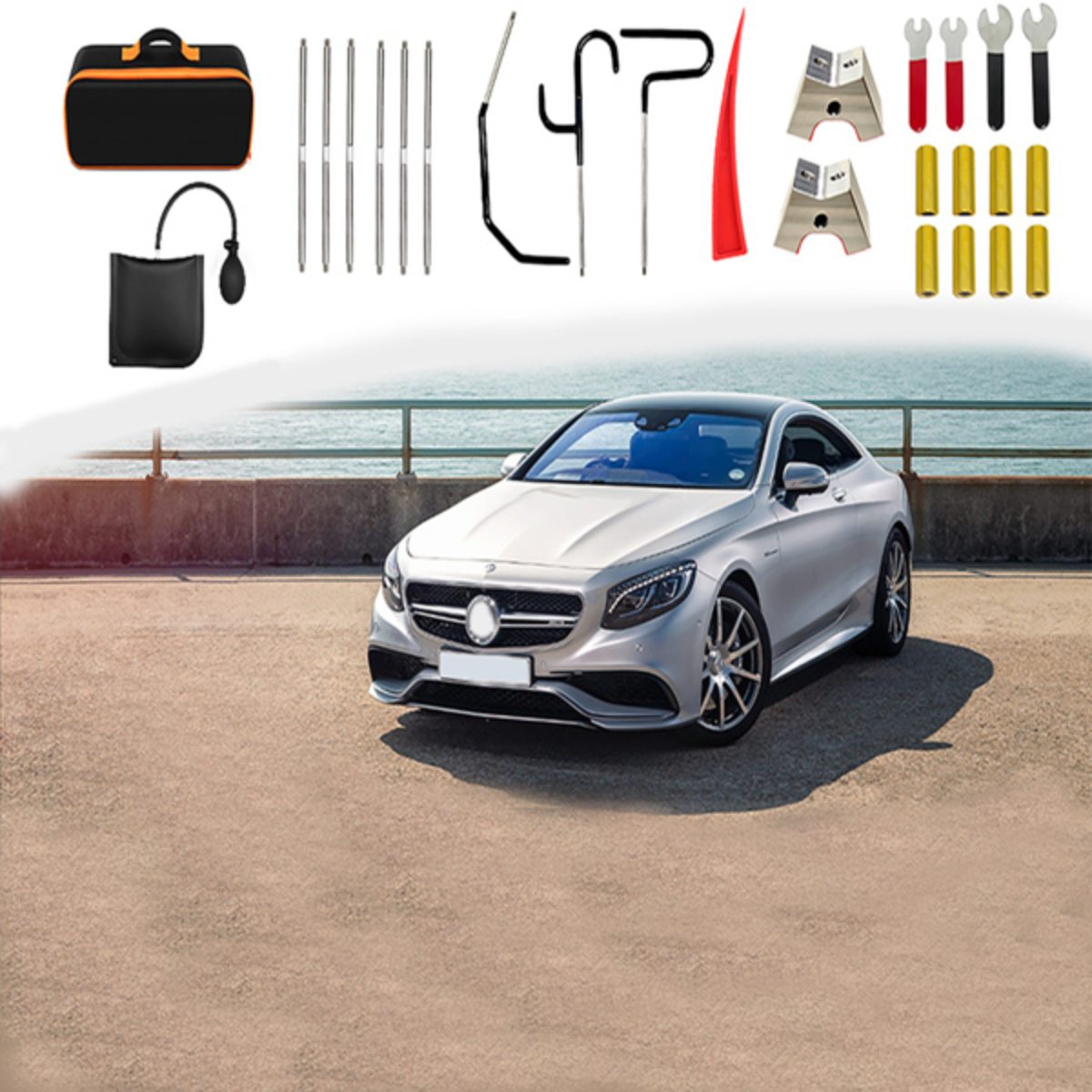 CHNGQN Car emergency use kit camping lamp maintenance lamp bracket