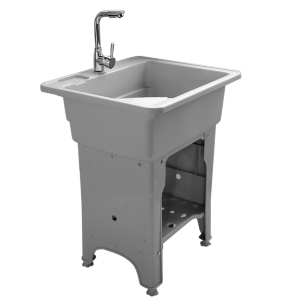 CHNGQN Gray Freestanding Plastic Utility Sinks Utility Sink Laundry Tub