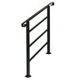 CHNGQN Handrails for Outdoor Steps Wrought Iron Handrail Fits 1 or 3