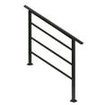 CHNGQN Handrails for Outdoor Steps Wrought Iron Handrail Fits 1 to 4