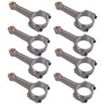 CHNGQN Set of 8 Floating Pin Connecting Rod w/ Bushing For GM 5.3L 6.0L