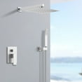 CHNGQN Shower System Shower Faucet Combo Set Wall Mounted with 12