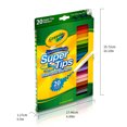 CHNGTO Fantastic 20 Ct Super Tip Washable Marker Set for Teens Ideal