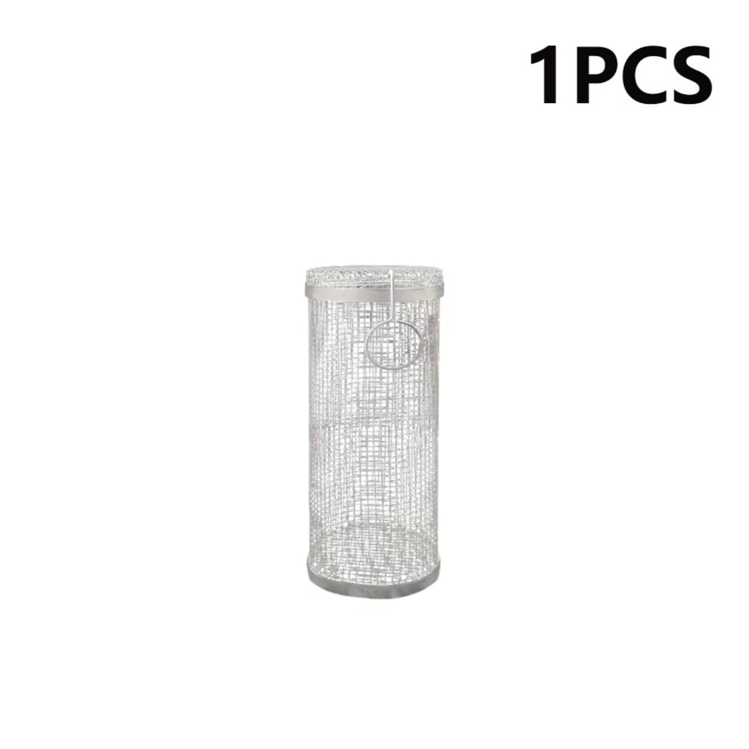 CHNGTO Stainless Steel BBQ Campfire Grill Basket Durable Round