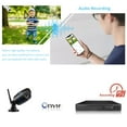 CHNGXDZ High Definition 4MP 1080P Wireless Outdoor WiFi Security Camera