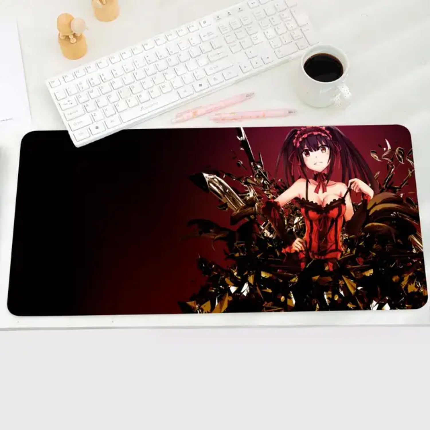 CHNGXJC Luxury Large Kurumi Tokisaki Mouse Pad for Anime Fans - Premium ...