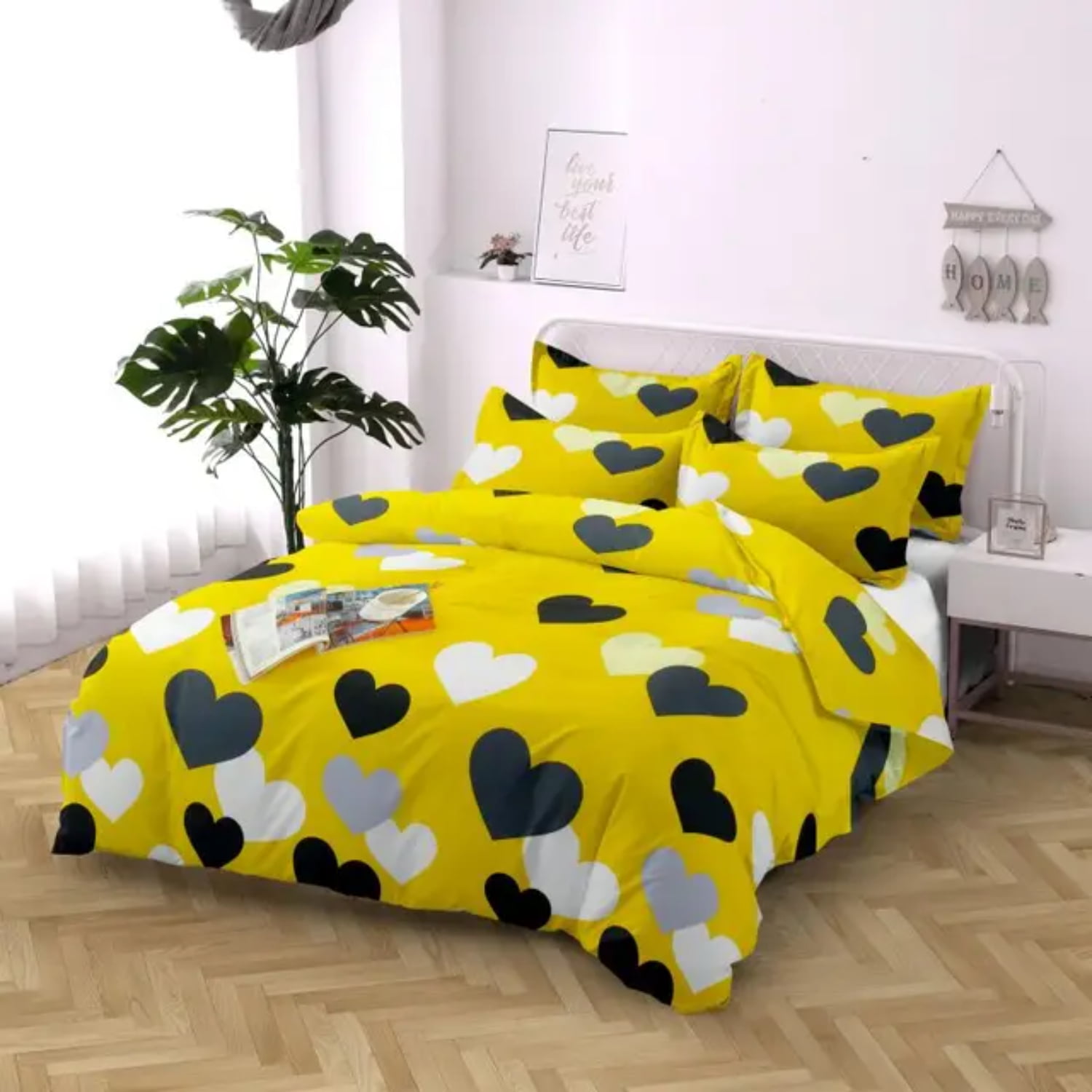 CHNGYDZ Luxurious and Soft Double Textile Cute Cartoon Duvet Cover Euro