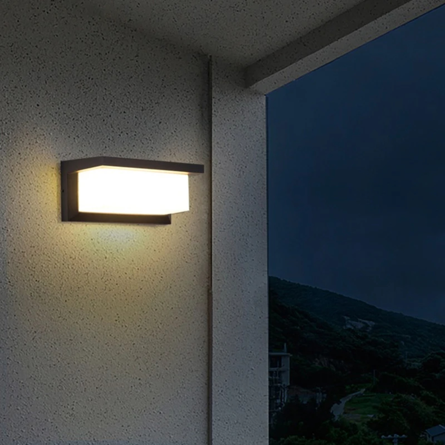 CHNGYDZ Outdoor Garden Wall Sconce Light Fixture Modern Style Waterproof LED Lamp Backyard Patio Terrace Exterior Decorative Lighting for Bedroom Porch Hallway Home Exterior Decoration Fa