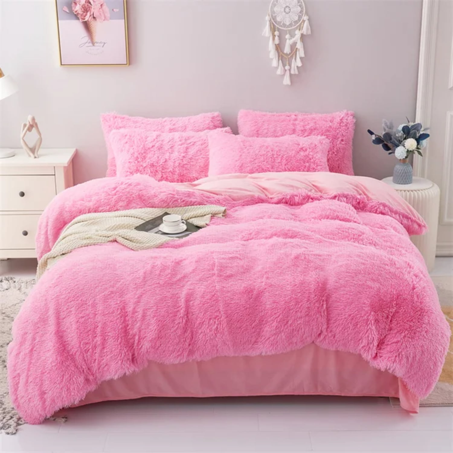 CHNGYDZ Super Soft and Luxurious ThreePiece Skinfriendly Bedding Set