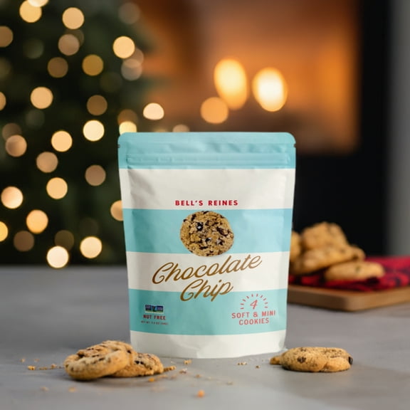 Bell's Reines Chocolate Chip with Sea Salt Gourmet Mini Cookie Snack Packs