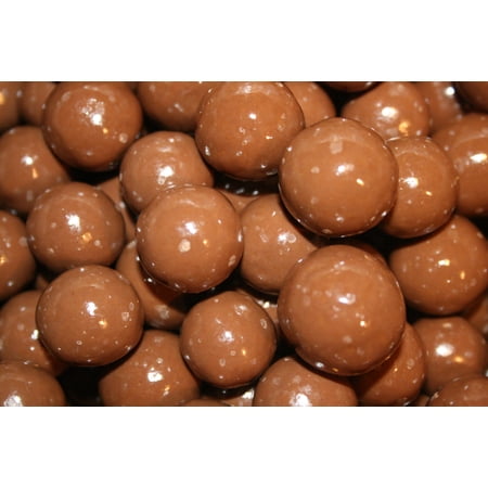 CHOCOLATE MALT BALLS WITH SUGAR FREE COATING, 1LB