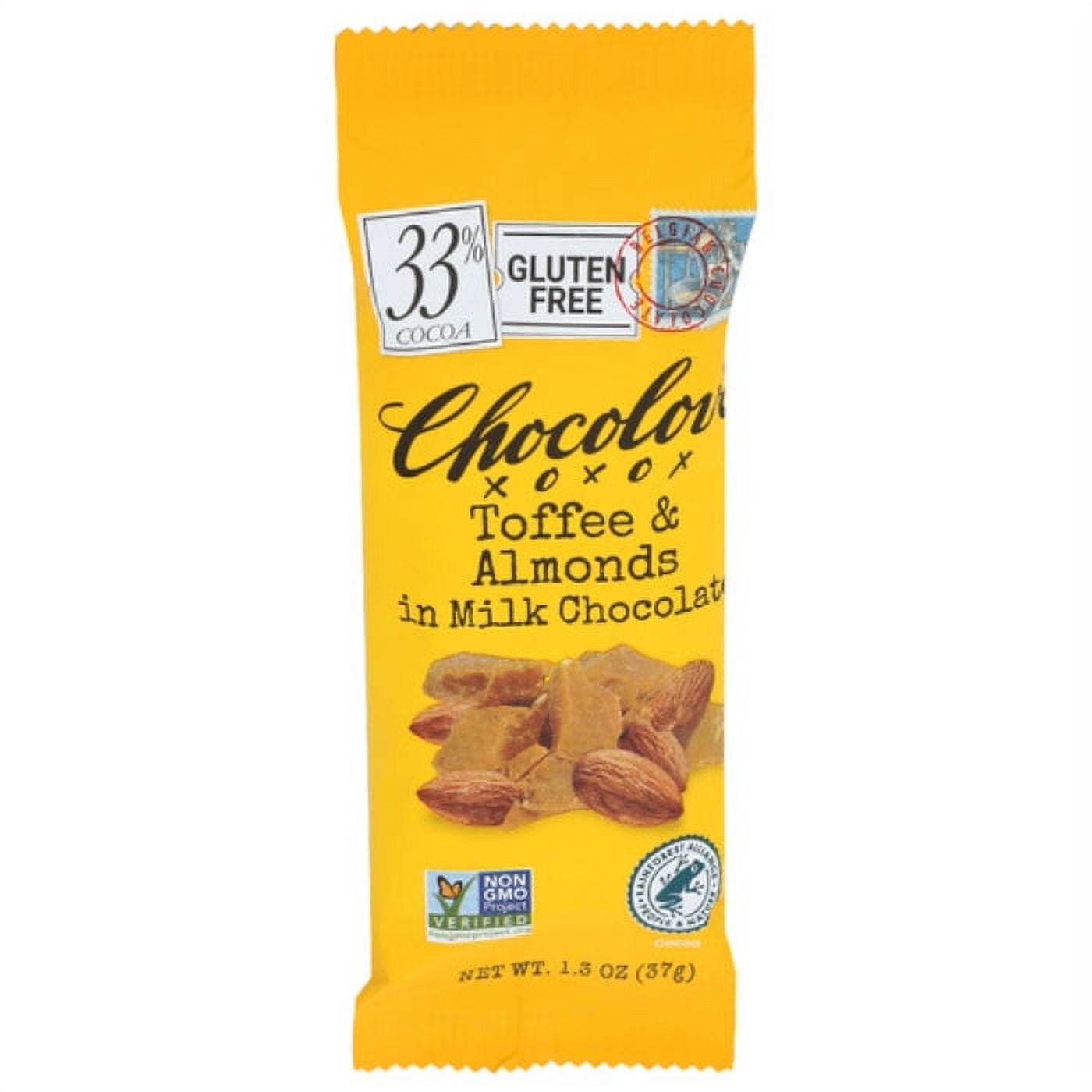 Chocolove Milk Choc Toffee & Almond Bar (12x3.2 Oz) main image 1