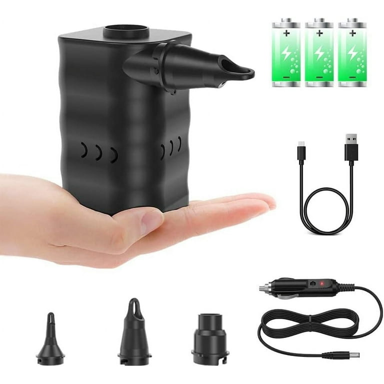 MixMart Electric Air Pump, Cordless Air Mattress Pump for Pool