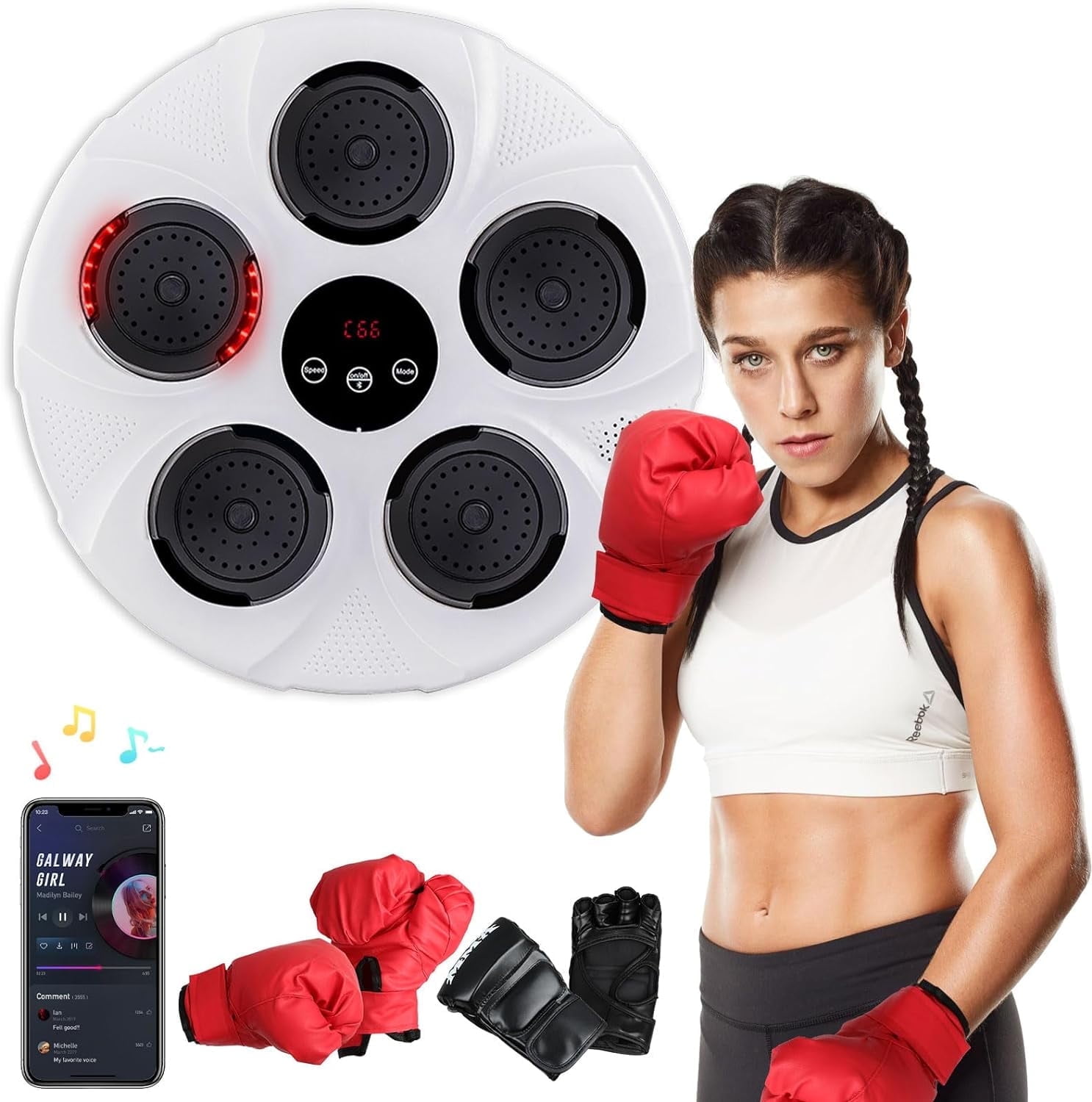 Machine Boxing MixMart Electronic Music Boxing Machine,Boxing Training Punching ...
