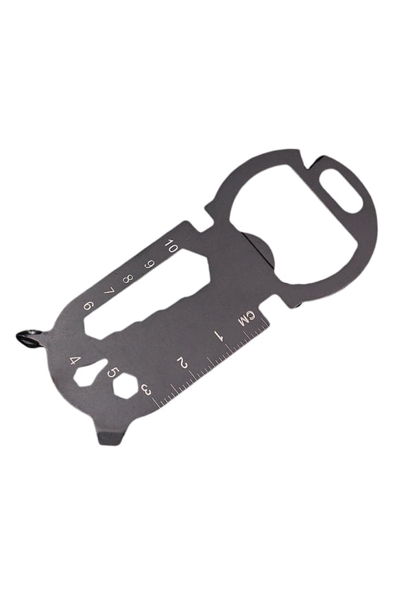 Keychain Bottle Opener Multi-Tool - Compact Design, Portable, Multipurpose Wrench Screwdriver, Emergency Handy Tool