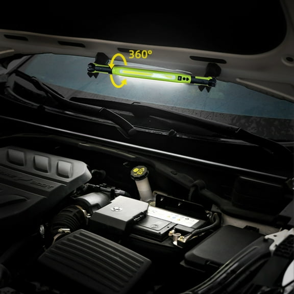 CHOII 2026 Magnetic Work Light,Rechargeable LED Mechanic Light,Under Hood Work Light Accessory Bar,Portable Cordless Trouble Light for Workshop Car Repairing Garage