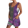 thumbnail image 1 of CHOII Summer Casual Jumpsuits for Women 2024 Women's Summer Jumpsuits Short Pants Vintage Printed Fashion Casual One-Piece Pants Rompers for Women 2024 Clearance!, 1 of 5