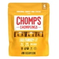 thumbnail image 1 of CHOMPS MINI Free Range Turkey Jerky Meat H2FSDSnack Sticks, Original Turkey, 0.5 Ounce (Pack of 6), 1 of 3