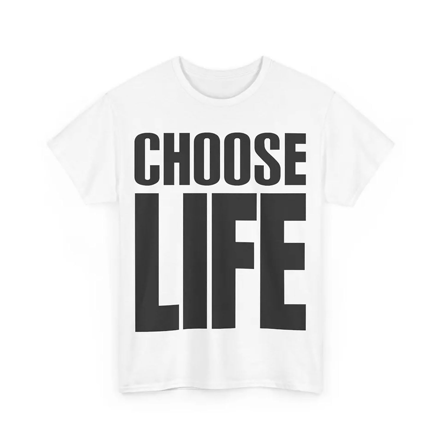 CHOOSE LIFE T Shirt Wham Michael Retro 80s 80