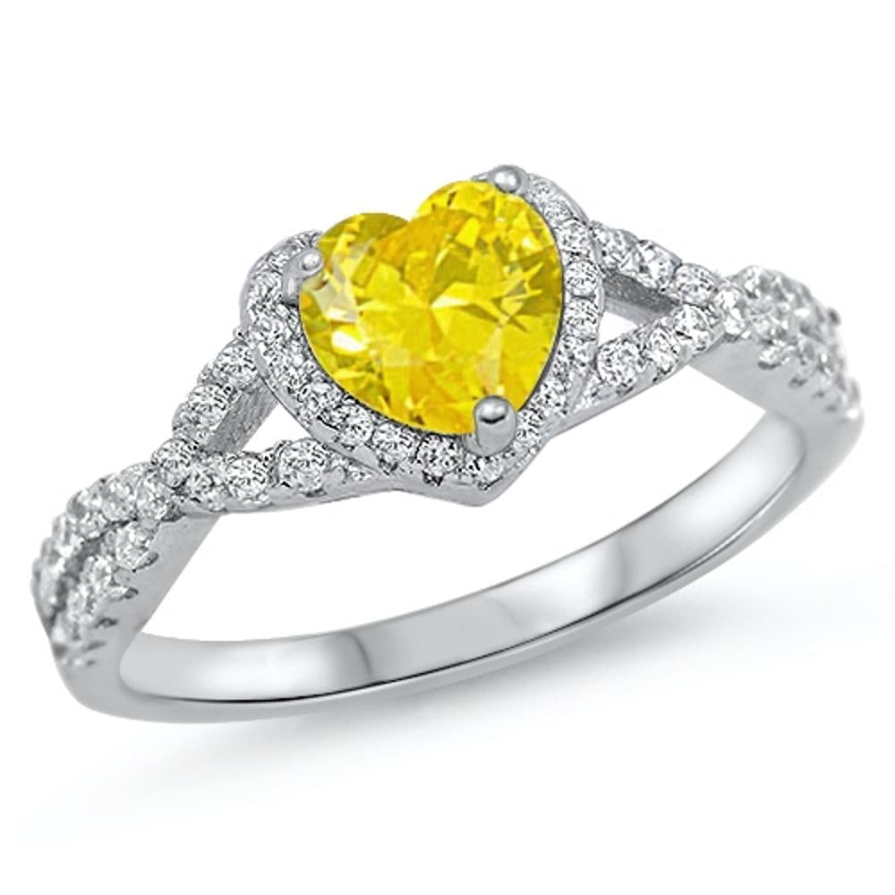 Promise Ring For Daughter Two Heart Ring