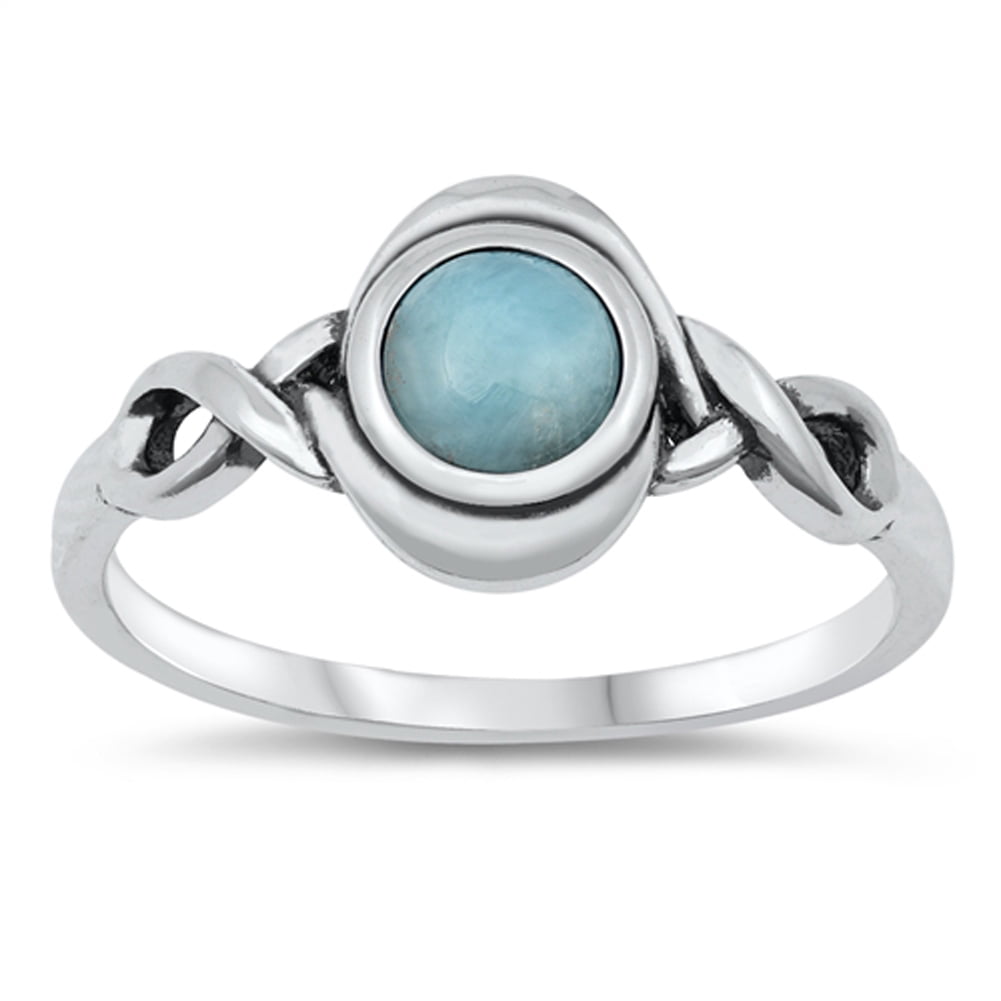 Collana sfere 8.5 mm di Larimar e Argento 925 - Collane Larimar