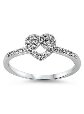 Double heart promise ring walmart best sale