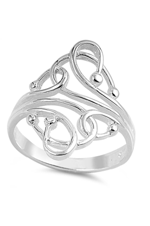 CHOOSE YOUR COLOR Knot Bead Braid Ring .925 Sterling Silver Band Jewelry Female Male Unisex Size 9