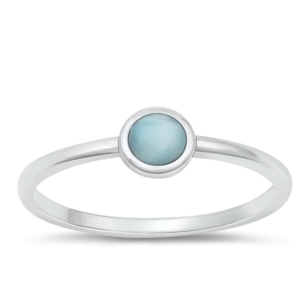 925 Sterling Silver Larimar Gemstone Handmade Jewelry Bracelet Size-7-8 | Australia