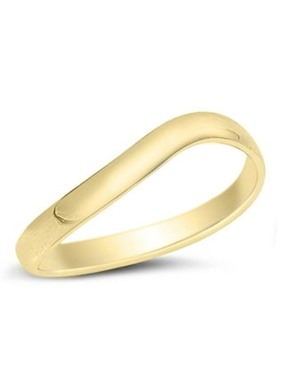 Curved wedding band walmart store