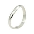 thumbnail image 1 of CHOOSE YOUR COLOR Sterling Silver Thumb Ring 3mm Band Custom Comfort Fit Design 925 Jewelry Female Size 10, 1 of 4