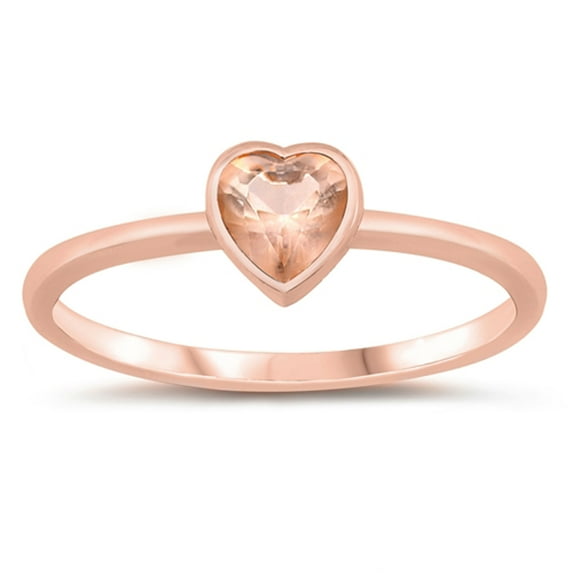 CHOOSE YOUR COLOR Tiny Promise Ring .925 Sterling Silver Band Jewelry Female Male Unisex Size 10