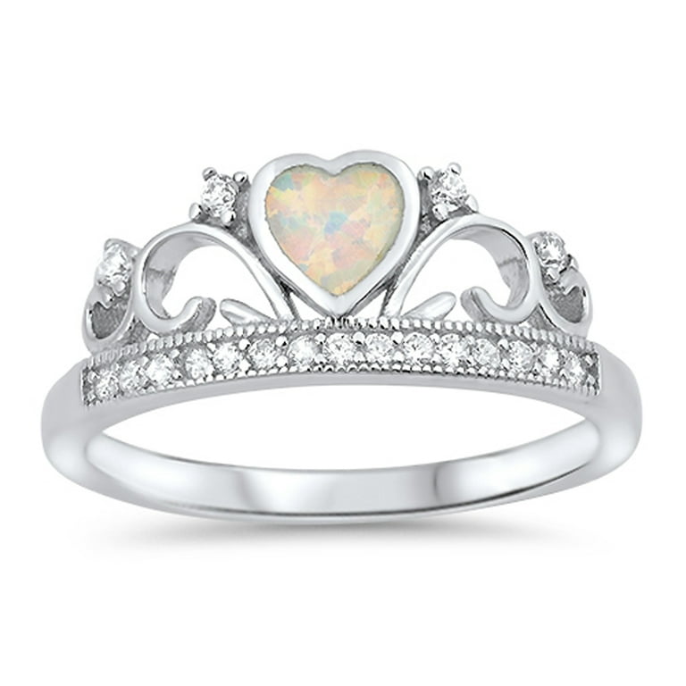 Tiara promise shop ring