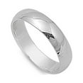thumbnail image 1 of CHOOSE YOUR STYLE Sterling Silver Wedding 5mm Band Plain Comfort Fit Ring Solid 925 Jewelry Female Size 16, 1 of 4