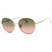 Chopard SCHL03M 8FCL 57mm Round Sunglasses Womens